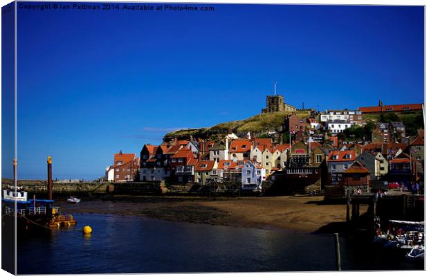  Whitby South Cliff Canvas Print by Ian Pettman