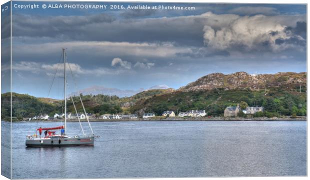Lochinver Bay, Sutherland, Scotland Canvas Print by ALBA PHOTOGRAPHY