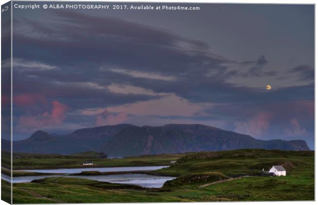 The Isle of Rum, Scotland. Canvas Print by ALBA PHOTOGRAPHY