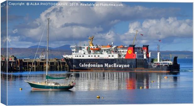 Mallaig Harbour, North West Scotland Canvas Print by ALBA PHOTOGRAPHY