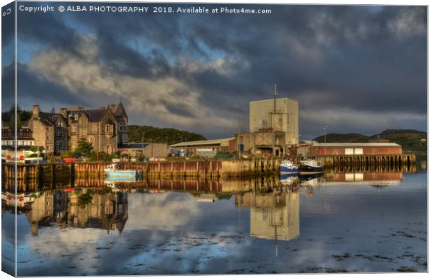 Lochinver Harbour, Sutherland, Scotland. Canvas Print by ALBA PHOTOGRAPHY