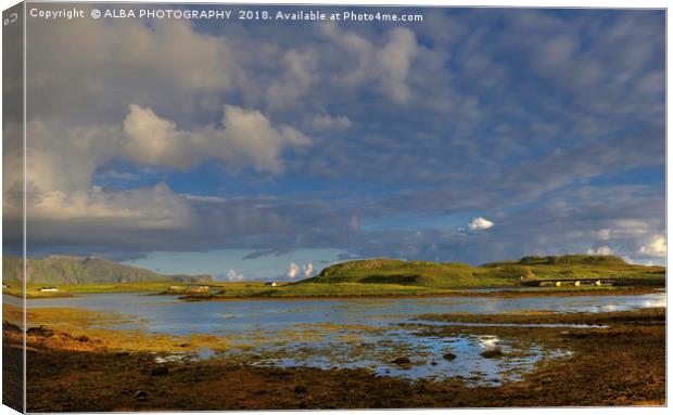 Isle of Canna, Small Isles, Scotland Canvas Print by ALBA PHOTOGRAPHY