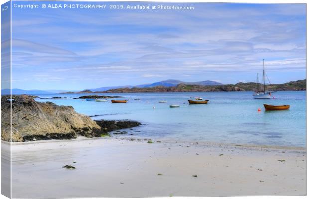 Isle of Iona, Inner Hebrides, Scotland. Canvas Print by ALBA PHOTOGRAPHY