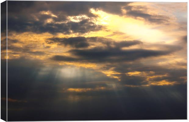  Heaven's light... Canvas Print by Rob Seales