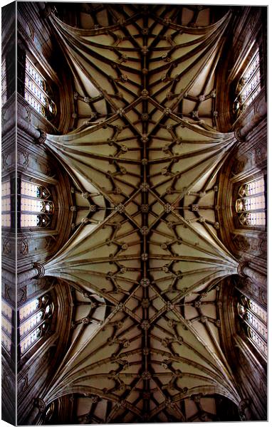 Heavenward--Winchester Cathedral Canvas Print by Stephen Stookey