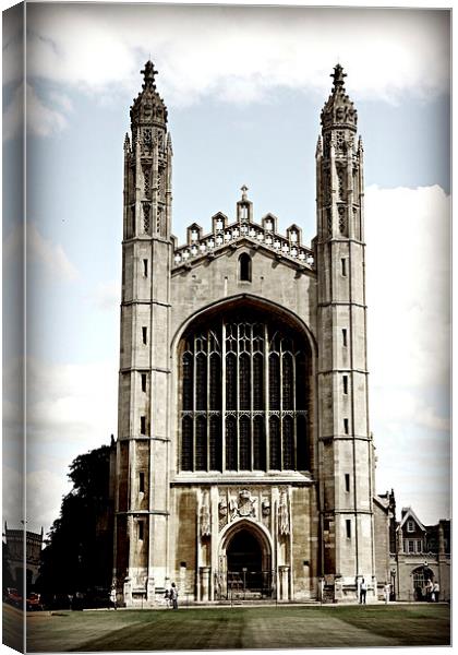 Kings College Chapel Canvas Print by Stephen Stookey