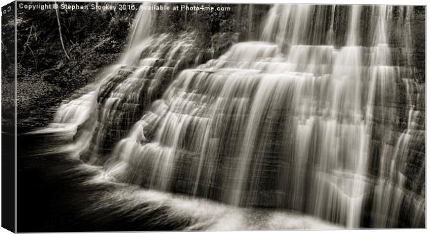  Enfield Falls #4 Canvas Print by Stephen Stookey