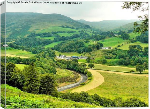  Midwales Canvas Print by Gisela Scheffbuch