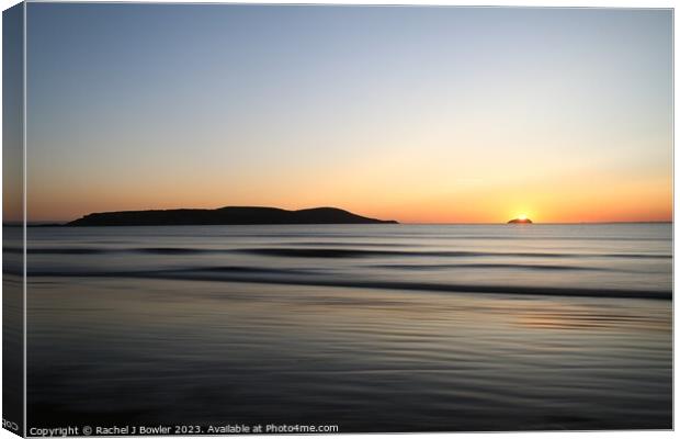 Sunset Ocean Canvas Print by RJ Bowler
