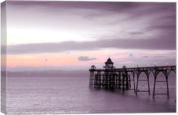 Clevedon Pink Canvas Print by RJ Bowler