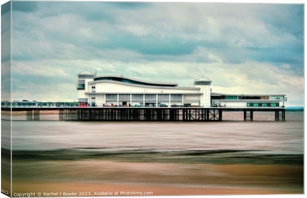 Grand Pier at Weston super Mare Canvas Print by RJ Bowler