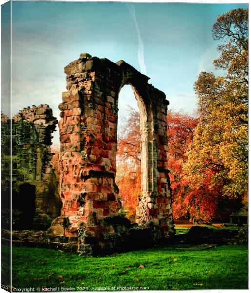 Priory Ruins Canvas Print by RJ Bowler