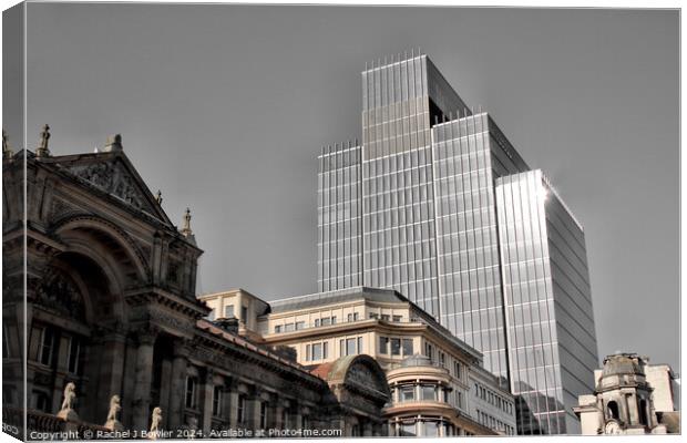 103 Colmore Row, Birmingham (Enhanced Reds Mix) Canvas Print by RJ Bowler