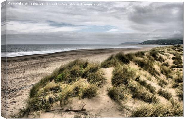 Majestic Sand Dunes of Wales Canvas Print by Rachel J Bowler