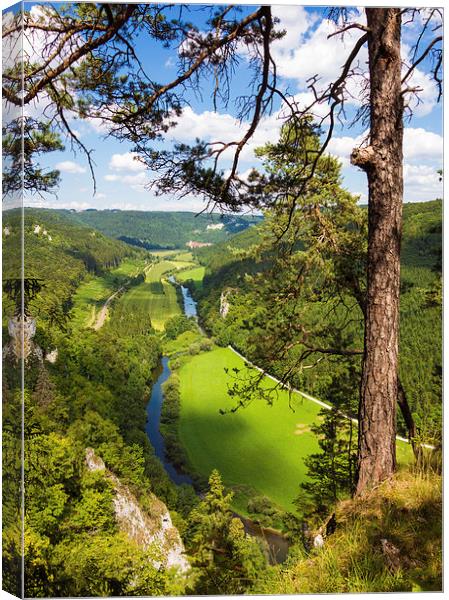 Donautal Danube valley Germany Canvas Print by Matthias Hauser