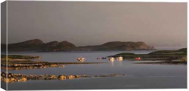 The Summer Isles in the evening sun Canvas Print by Veli Bariskan