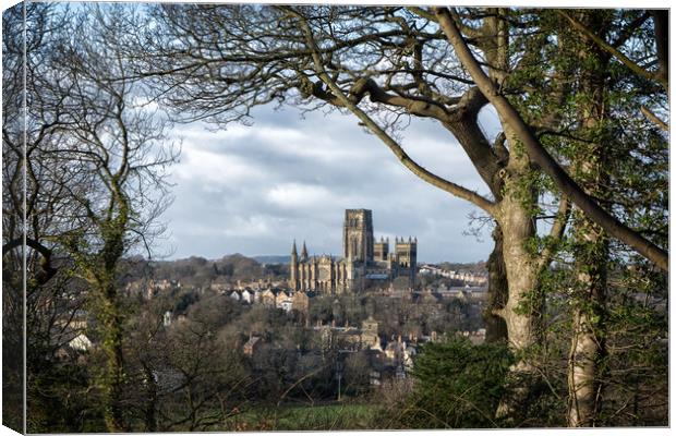 Durham Cathedral Canvas Print by keith franklin