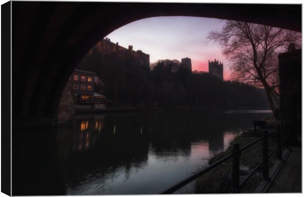 under the bridge Canvas Print by keith franklin