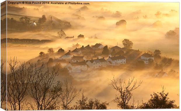 Dawn Mist Canvas Print by Nick Pound