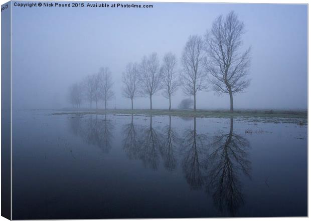 Misty Morning Canvas Print by Nick Pound