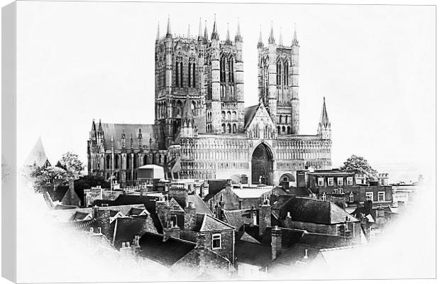 Lincoln Cathedral, Lincoln, England Canvas Print by Julia Whitnall
