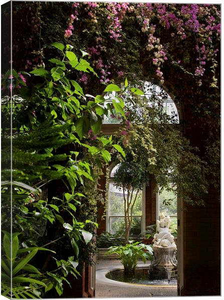  Galatea through doorway Canvas Print by Maria McLaren