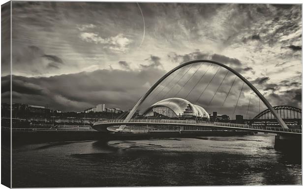 Millennium Bridge Canvas Print by Mark Donaldson