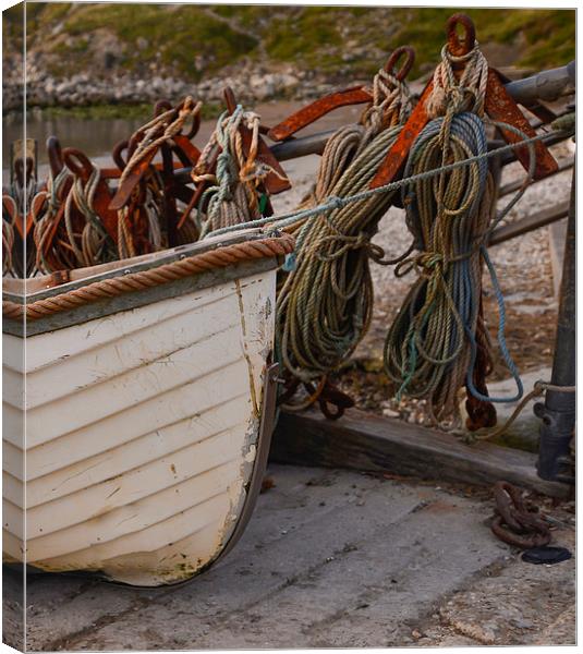  Fishing boats and its rig  Canvas Print by Shaun Jacobs