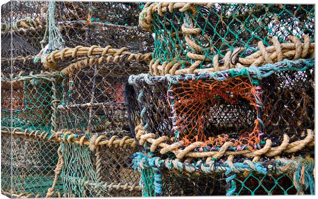Lobster pots  Canvas Print by Shaun Jacobs