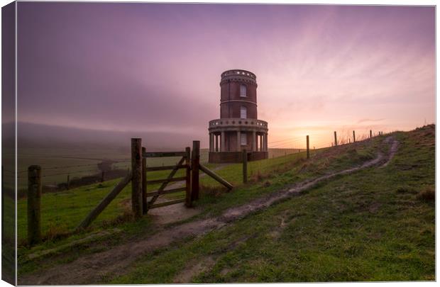 Clavell tower Dorset  Canvas Print by Shaun Jacobs