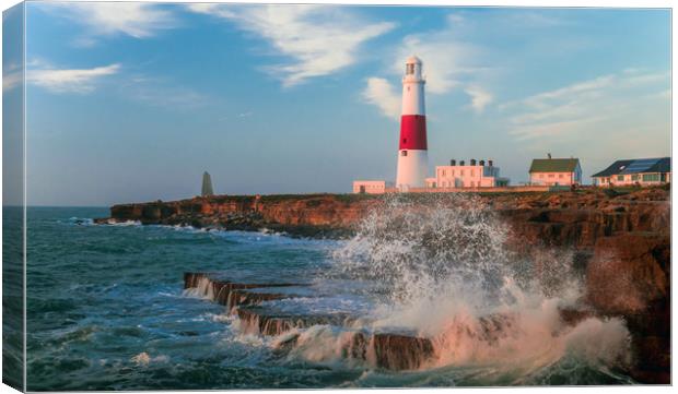 Portland Bill Lighthouse Canvas Print by Shaun Jacobs