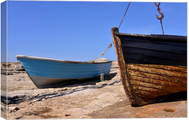 Fishing boats  Canvas Print by Shaun Jacobs