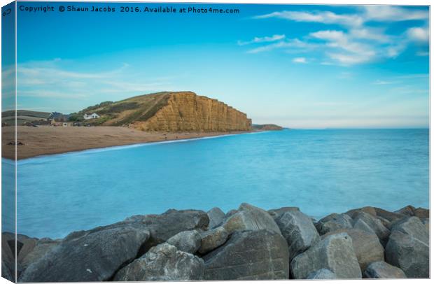 West Bay  Canvas Print by Shaun Jacobs