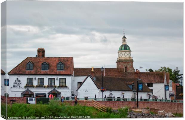 Upton upon seven Canvas Print by keith hannant