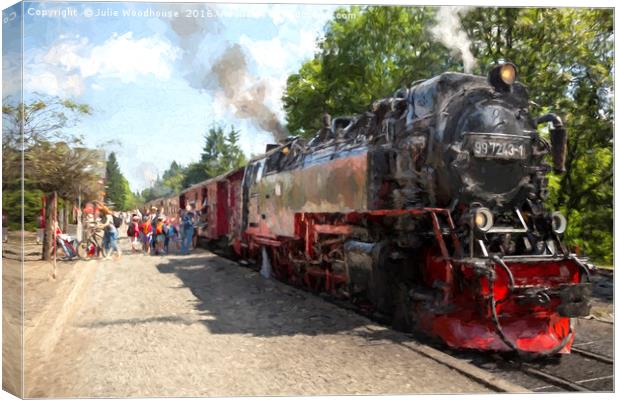 Brockenbahn Canvas Print by Julie Woodhouse