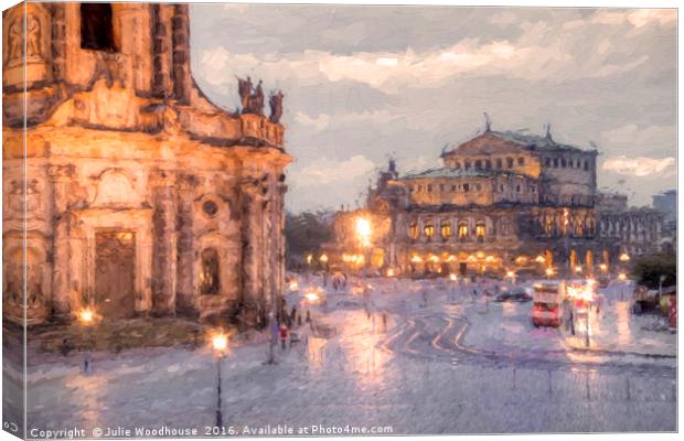 Dresden Canvas Print by Julie Woodhouse
