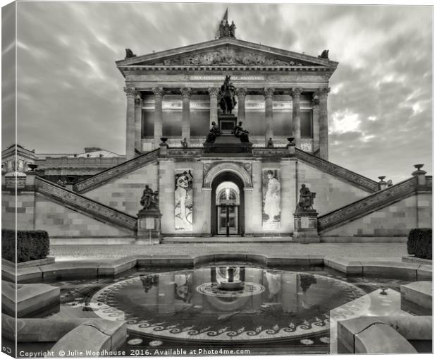 Alte Nationalgalerie Canvas Print by Julie Woodhouse