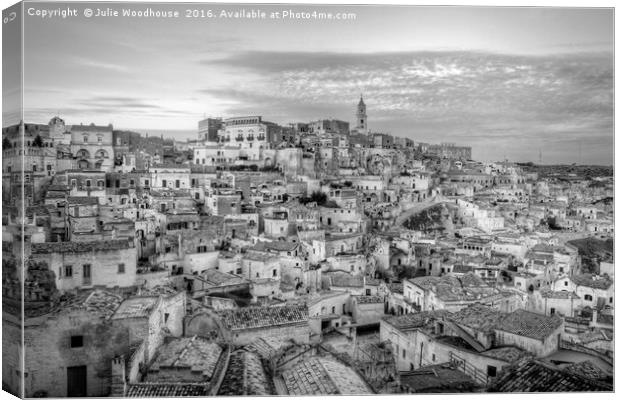 Matera Canvas Print by Julie Woodhouse