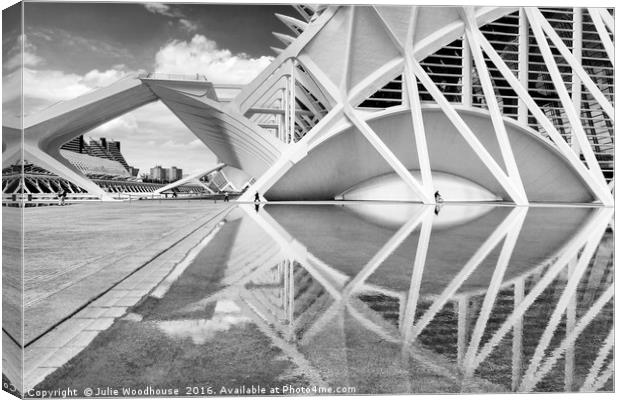 City of Arts and Sciences Canvas Print by Julie Woodhouse