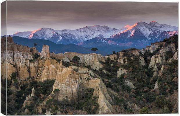 Les Orgues in Ille sur Tet Canvas Print by Iksung Nah