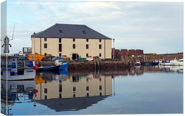 Dunbar Reflections  Canvas Print by Michelle BAILEY