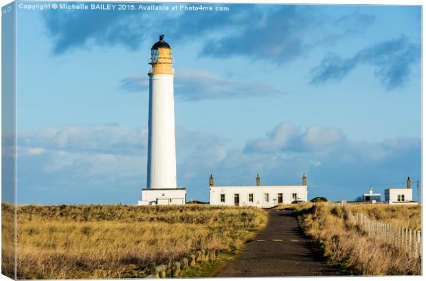  To The Lighthouse Canvas Print by Michelle BAILEY