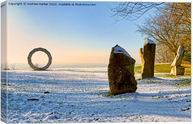 Heaven's Gate at Longleat, Wiltshire, UK Canvas Print by Andrew Harker