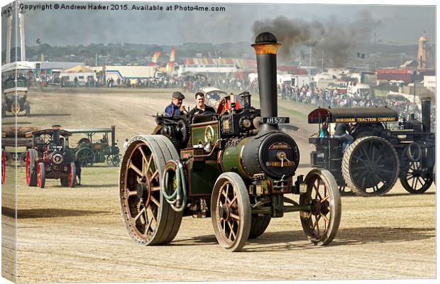 Burrell Steam Road Locomotive No.3257  "Clinker" Canvas Print by Andrew Harker
