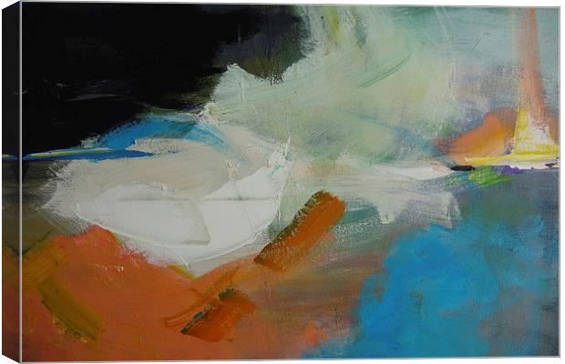 Abstract painting Canvas Print by Harry Hadders