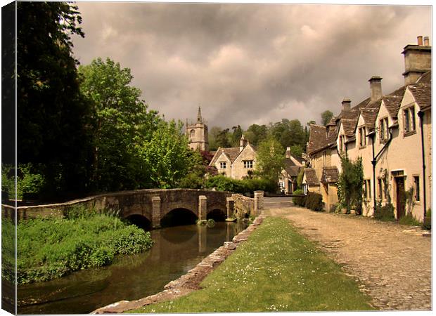 Castle Combe Canvas Print by Harry Hadders