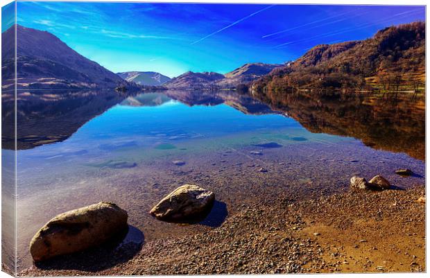Ullswater Reflections Canvas Print by Rob Graham