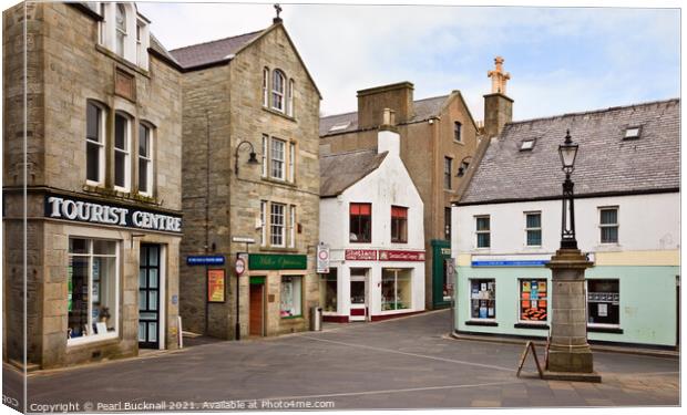 Market Cross Lerwick Shetland Scotland Canvas Print by Pearl Bucknall