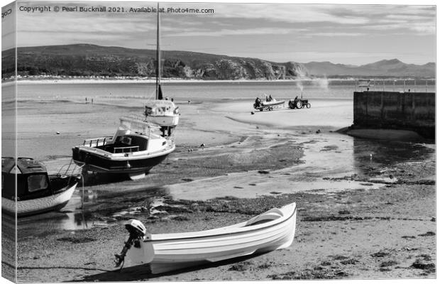 Abersoch Harbour Llyn Peninsula North Wales Canvas Print by Pearl Bucknall