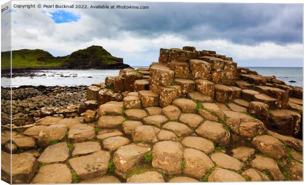 Giant's Causeway Antrim Coast Northern Ireland Canvas Print by Pearl Bucknall